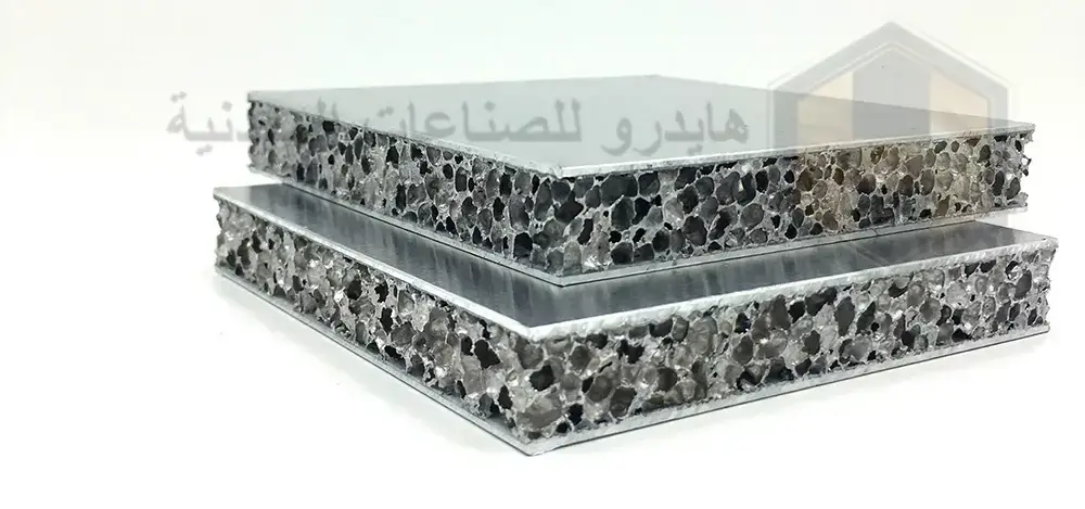 قطاعات الومنيوم محقون فوم
